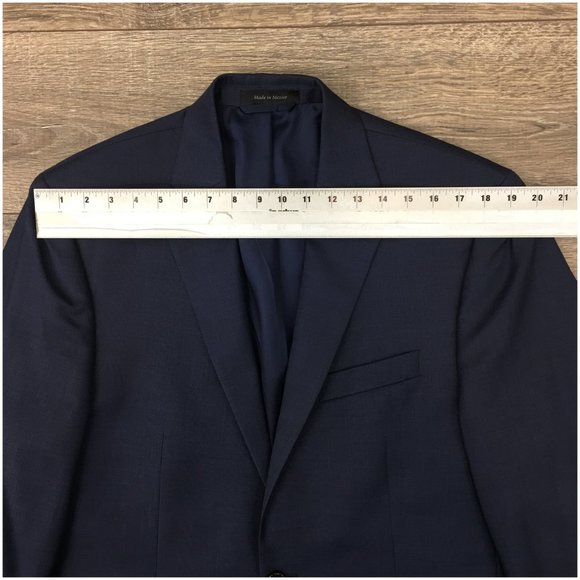 Ralph Lauren Mens Blazer Sport Coat Two Button Casual Jacket Size 42L Wool Suits - Picture 9 of 13